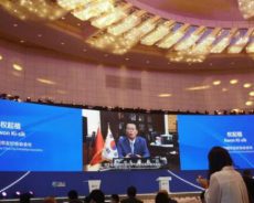 韩中城市友好协会会长权起植发表中国山西省国际论坛视频贺词