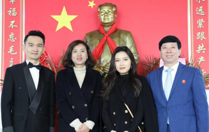 刘瀚锴先生在家乡举办毛主席诞辰128周年纪念活动