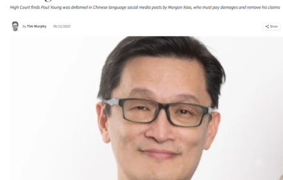 魔王赔偿 $22.5 万，细说前奥克兰市议员 Paul Young 打赢诽谤官司