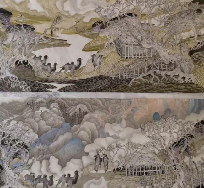 墨韵新途：康建华的艺术探索与成就